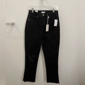 Good American Black Crop Denim 4